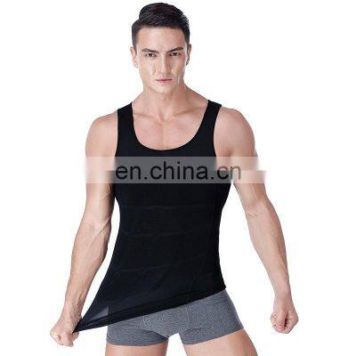 Men's Slimming Body Shaper Compression Vest Tummy Control Shapewear Man Bodywear Abdomen Underwear photo-4
