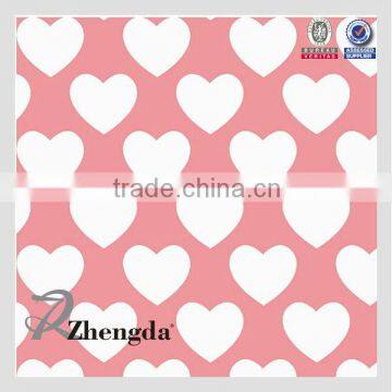 Colorful Cute Polyester Heart Print Fabric