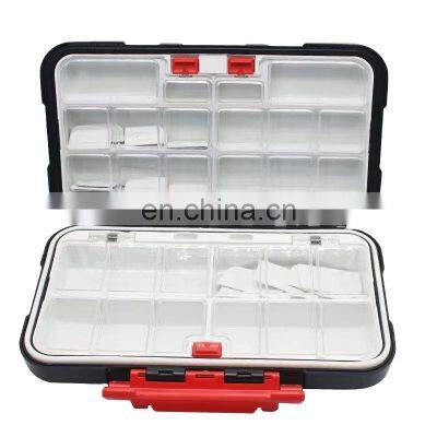 PP Plastic Small Multifunction Clear Storage Case 5 Compartments Fishing Tackle Accessory Lure Box photo-5