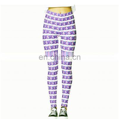 Good Quality High Waist Tie Dye Scrunch Leggings Popular Fitness Nude Yoga Running Women Yoga Breathable Sublimation leggings