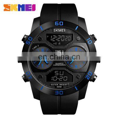 1355 skmei glass watch relojes unisex water resistant stainless steel back wristwatch fashion wholesale hour clock