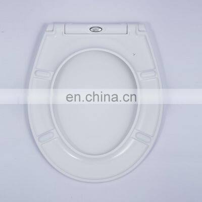 Polyresin Glitter Zinc Alloy Hinge Round Toilet Seat Polyresin Toilet Seat Toilet Glittery photo-2