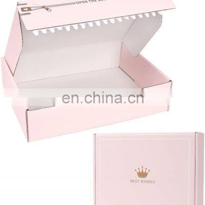 Pink Shipping Boxes for Small Business Small  for Mailing Shipping Storing Christmas Gifts WrappingCorrugated Cardboard Gift Box