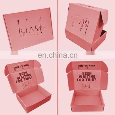 Factory Direct Price Custom Printed Reasonable Folding Kraft Quick Clothing Mailer Packaging Shipping Boxes Postage Box photo-5