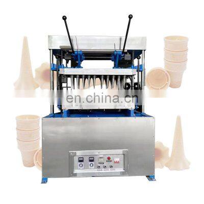 Pizza Waffle Cone Molding and Making Machines Industrial Sugar Cone Machine used Ice Cream Cone Machine