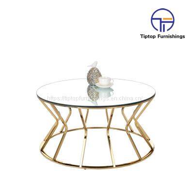 Italian luxury stone plate coffee table stainless steel oval living room simple coffee table