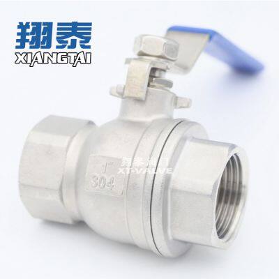 Stainless steel 2PC Ball Valve Female Thread End