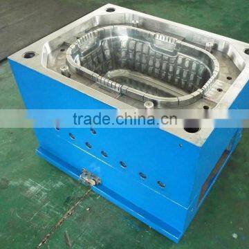 plastic basket mould/Commodity portable plastic injection basket mould
