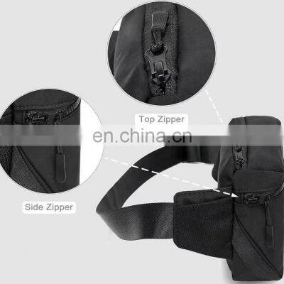 Trendy Best Unisex Everywhere Waist Belt Bag Adjustable Men Workout Fitness Crossbody Mini Chest Bag Women Gym Bum Fanny Pack photo-3