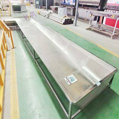 WFA Livestock Abattoir Cow Slaughtering Equipment Blood Trough for Slaughterhouse Machinery photo-3
