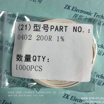 ROYAL resistor 0402 200R 1% RMCF0402FT200R RES 200R 0402 1% ROHM