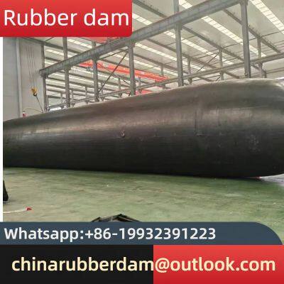 Water injection rubber dam, water retention dam, supply to inclined gas shield dam factory