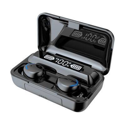 LED display BT Earphone F9-5  Wireless  Earbuds Noise canceling more color headphone with Power bank