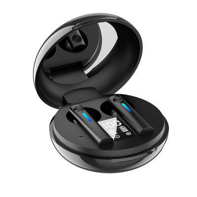2022 Amazon Top Ranking Bt 5.0 Drahtlose Mini-Portable Ohrh?rer Kopfh?rer mit drahtloser Ladebox und LED-Anzeige, TWS T15