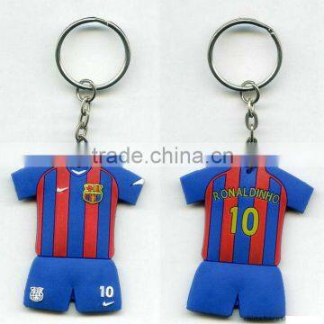 2D Embossed PVC Keychain, Custom Soft PVC Keychain 3D Rubber Key Rings photo-6