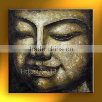 oil painting on canvas home decoration buddha head hand painted