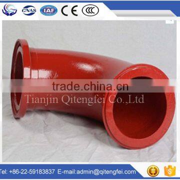 concrete pump elbow with protective sleeve