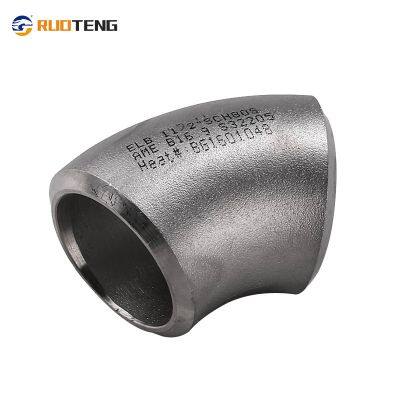 [RUOTENG] Wenzhou Factory Hot Sale SS 45 Degree Butt Weld Elbow Grade 201 Stainless Steel Pipe Fittings Price photo-3