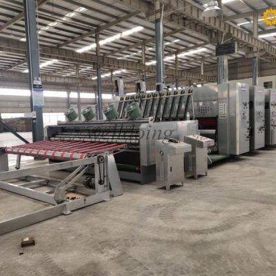 Automatic Fruit Carton Printer Die Cutter Slotter Machine
