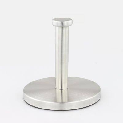 15CM Stainless Steel Small Tissue Rack Restaurant Kitchen Vertical Roll Paper Rack Bathroom Paper Rack photo-3