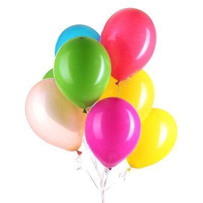 Hot Selling Latex Material Helium Round Standard Color Luxury Colourful Ballons Rainbow Balloon