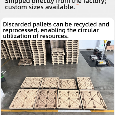 Export-Grade Molded Wood Pallet (Fumigation-Free) — ISPM 15 Certified — 4-Way Entry photo-5