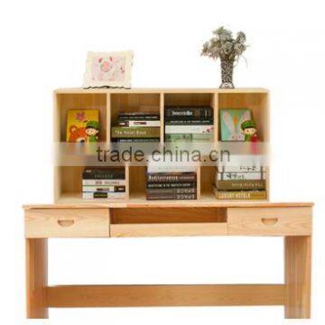 Customize 100% Solid wood luggage carrier/pine wood display book shelf