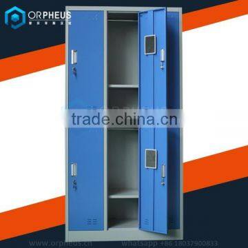 Capital Indoor Stadium Public Storage System Gym Metal Fold Fabric Wardrobe Clothes and Foot shoes Locker