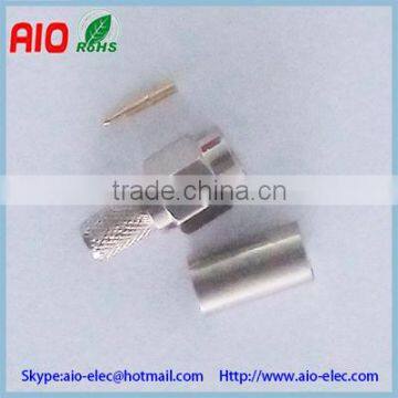 nickel plated crimp type SMA male micro-strip RF connector for RG58