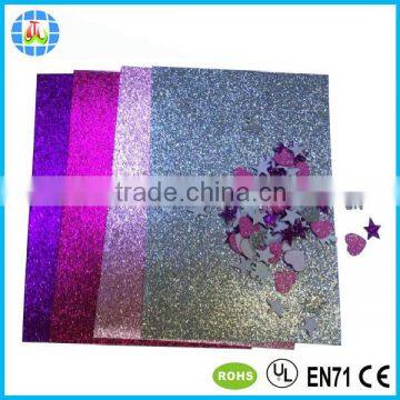 hot sale die cut eva foam glitter sheet for art craft