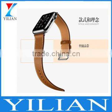 Genuine Leather Loop For Apple Watch 38mm Adjustable strap For Apple Watch leather band Single Tour 42mm