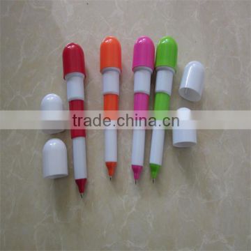 Hot sell!!!Plastic Pen,Capsule Ball Pen,Pill Ballpoint Pen,Capsule Pen