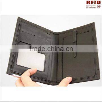 Factory price!Genuine Leather Rfid Blocking Passport Cover/passport holder                        
                                                Quality Choice