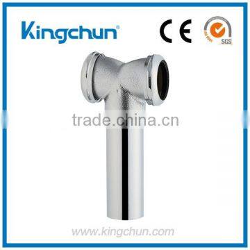 Bathroom Tube Fitting Elbow Pipe Brass Tube with Three Channels