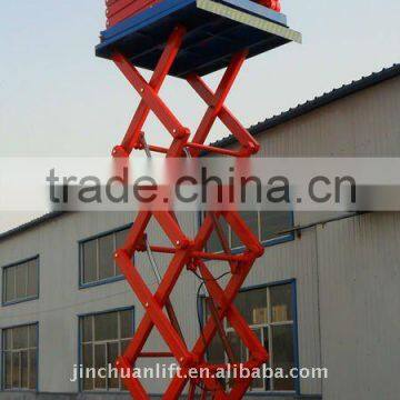 Hydraulic Stationary Scissor Lift/cargo elevator