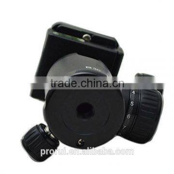 Q02 SLR Camera Tripod Ball Head Gimbal Lock Hydraulic Damping Micro-benchmark photo-3