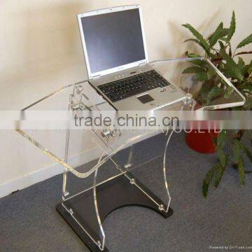 Clear Acrylic computer desk