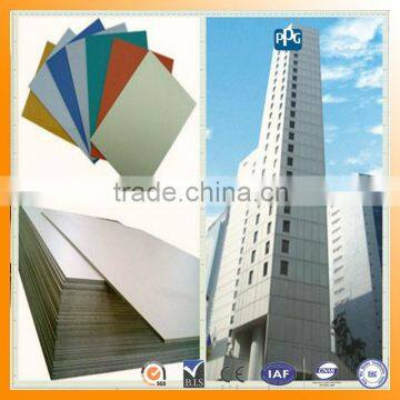 PVDF High Quality aluminum wall cladding ACM aluminum composite