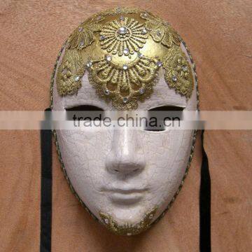 Gold Lace Paper Italy Carnival Larva