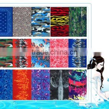 2015 Hot Sale magic multifunctional cute bandana pock square Made In China