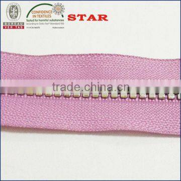 Long chain resin zipper for bargain buy