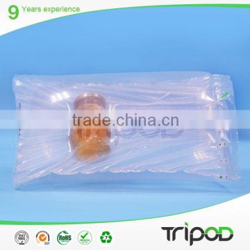 Bottle Holding Air Cushion Bag , Inflatable Plastic Bag Factory