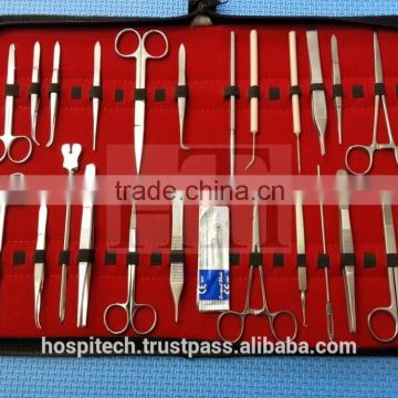 Biology Lab Anatomy Medical Student Dissecting Dissection Kit with scalpel Blades #10