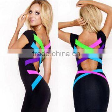 Wholesale Clothing Walson 2016 Latest Women Dresses Sexy Package Hip Dress Euramerican Fashion photo-3