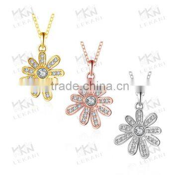 petal / flower necklace for female,necklace chain 5.3 grams in three color