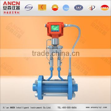 Dual orifice flow meter differential pressure transmitter gauge