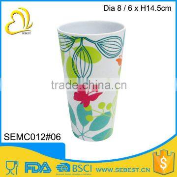 low price popular melamine round custom cups