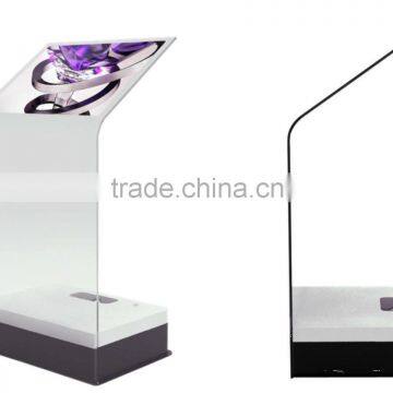 worldwide shipping transparent glass touch screen display