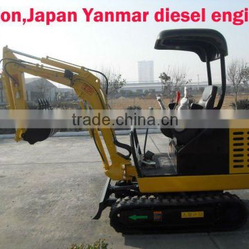 1.8ton micro crawler excavator with Japan Yanmar engine,hammer,tilt bucket!!