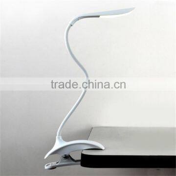 Gift JK-853C USB Power White Color LED Table Light Clips Reading Lights With Flexible Tube Desk Bed Lighting photo-2